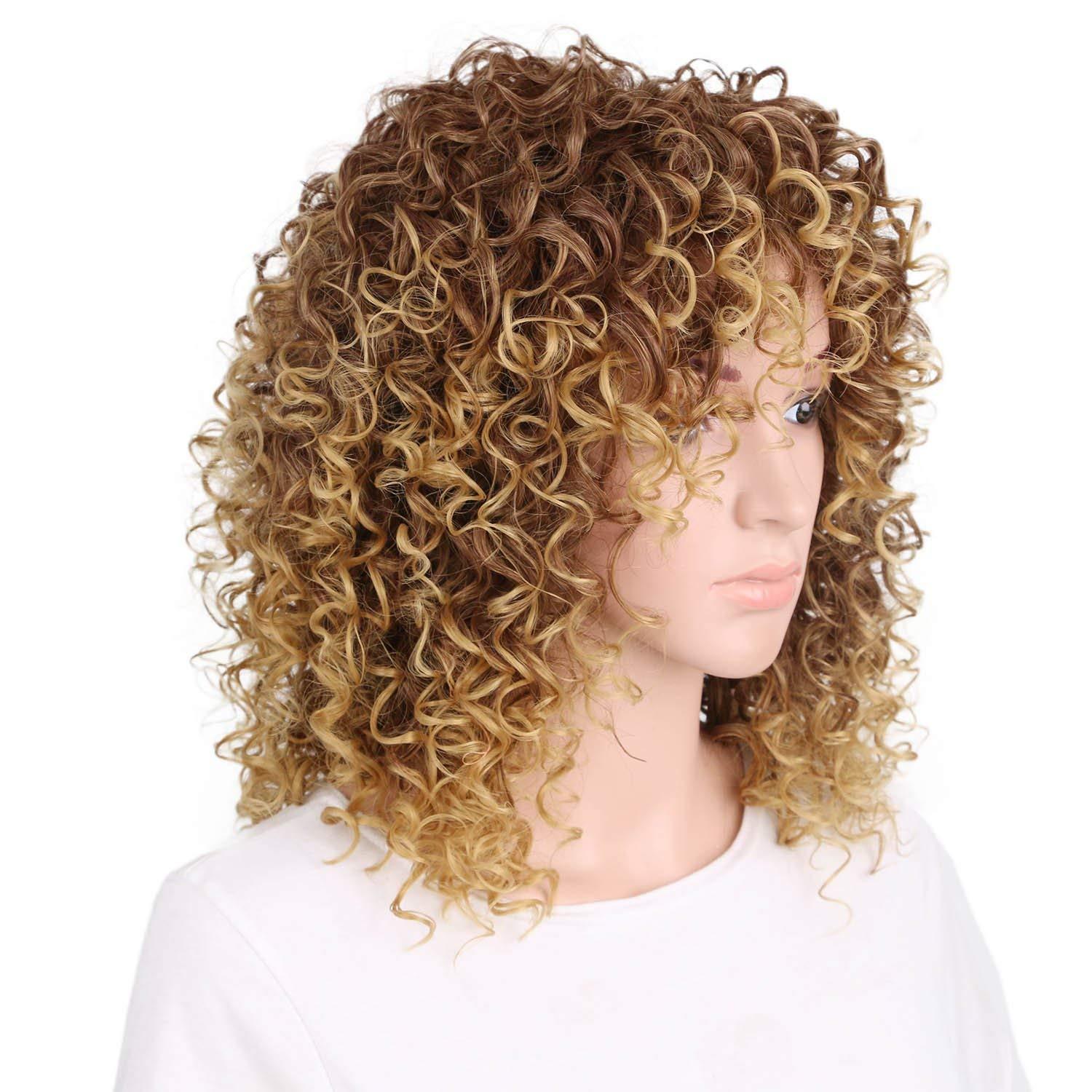 Fashionable chemical short curly hair wig Fashionable chemical short curly hair wig